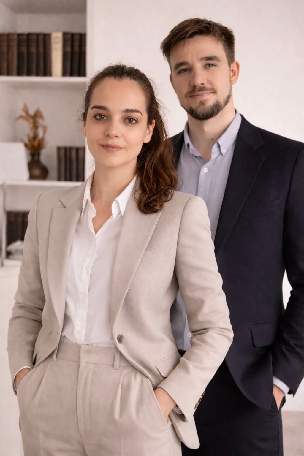 Abogados Zahira Sarsur y Nicolás Temperoni